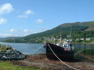 lifeboat in portree bay