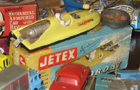 jetex box signed by bill richmond - jetex chemist 