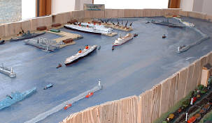 minic ships at the toy museum